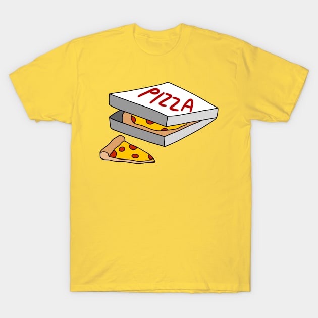 Box Full of Pizza T-Shirt by saradaboru